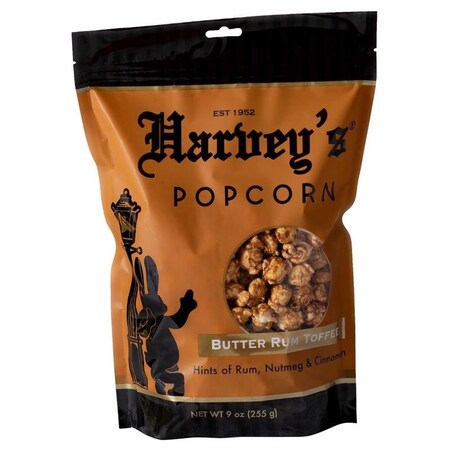 Harveys Harvey's Butter Rum Toffee Popcorn 9 oz Bagged HBRT9